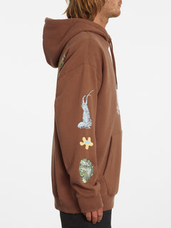 Featured Artist Chrissie Abbot X French Pullover Hoodie - Mocha (A4132208_MOC) [1]