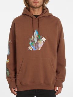 Featured Artist Chrissie Abbot X French Pullover Hoodie - Mocha (A4132208_MOC) [F]