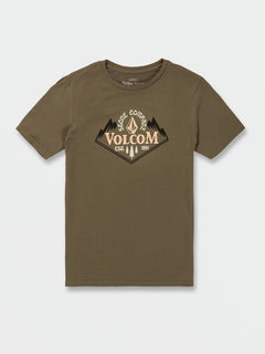 Crested Tech Short Sleeve Tee - Military (A4322301_MIL) [F]
