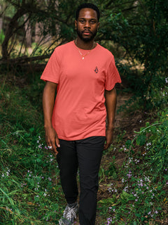 Stone Tech Short Sleeve Tee - Living Coral