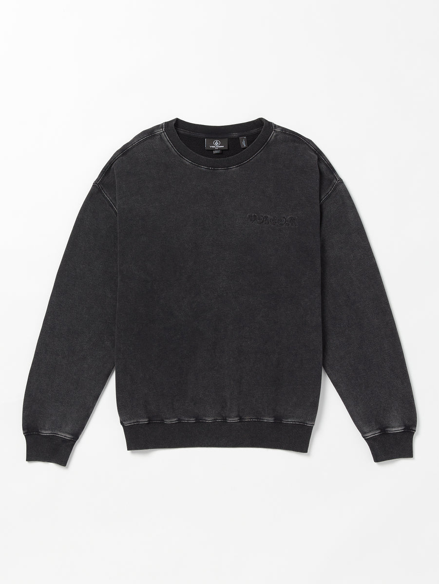 Acid Wall Crew Pullover Sweatshirt - Black – Volcom Canada
