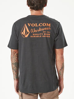 Volcom Workwear Short Sleeve Tee - Black