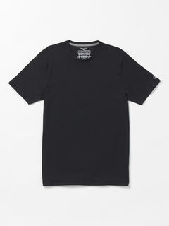 Solid Short Sleeve Tee - Black (A5032311_BLK) [F]