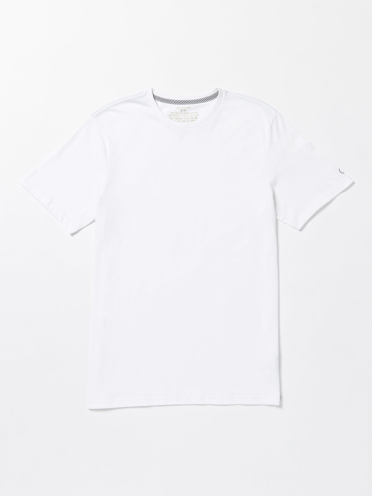 Solid Short Sleeve Tee - White (A5032311_WHT) [F]