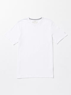Solid Short Sleeve Tee - White (A5032311_WHT) [F]