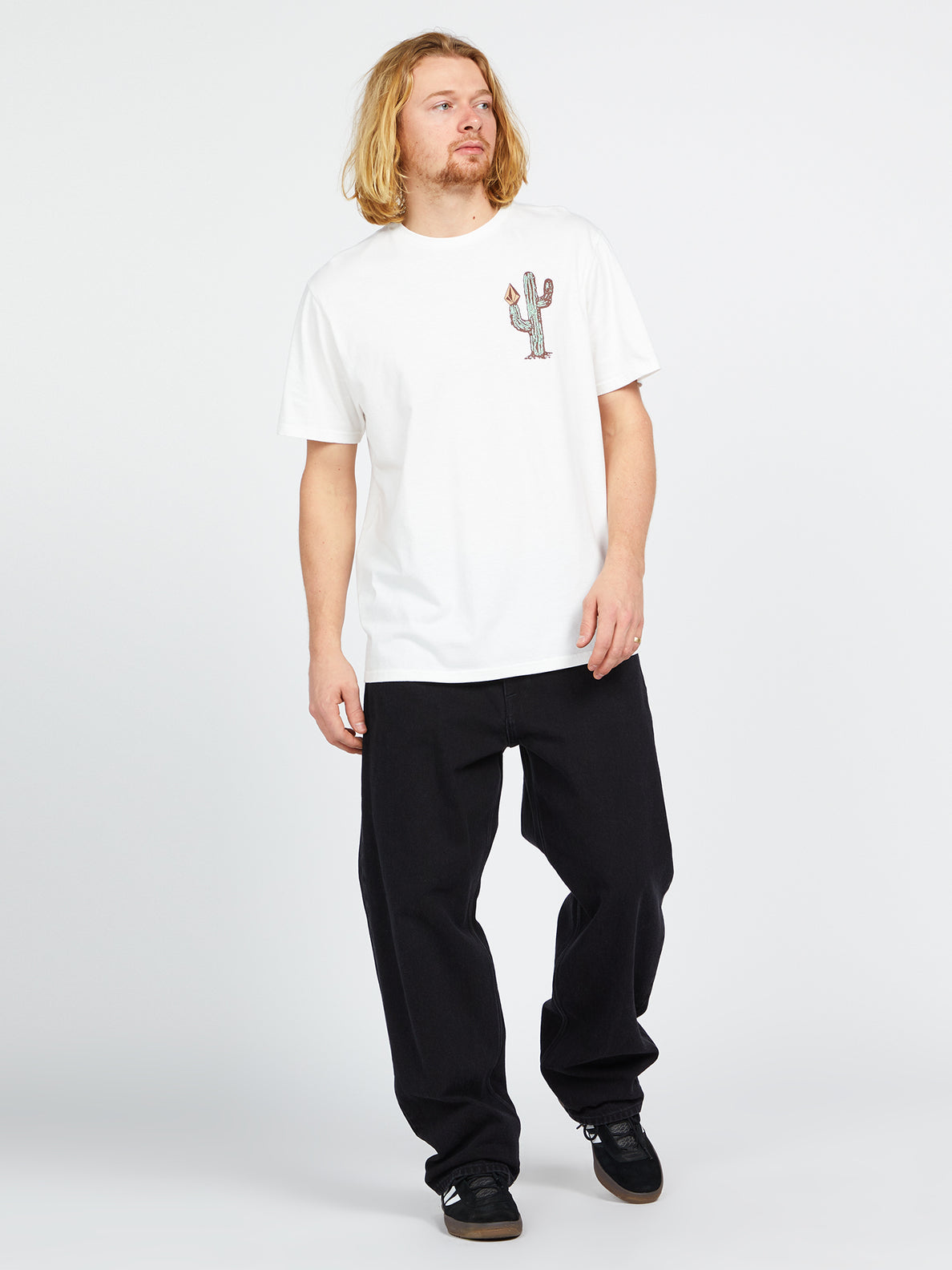 Prickly Farm To Yarn Short Sleeve Tee - Off White (A5042200_OFW) [F]