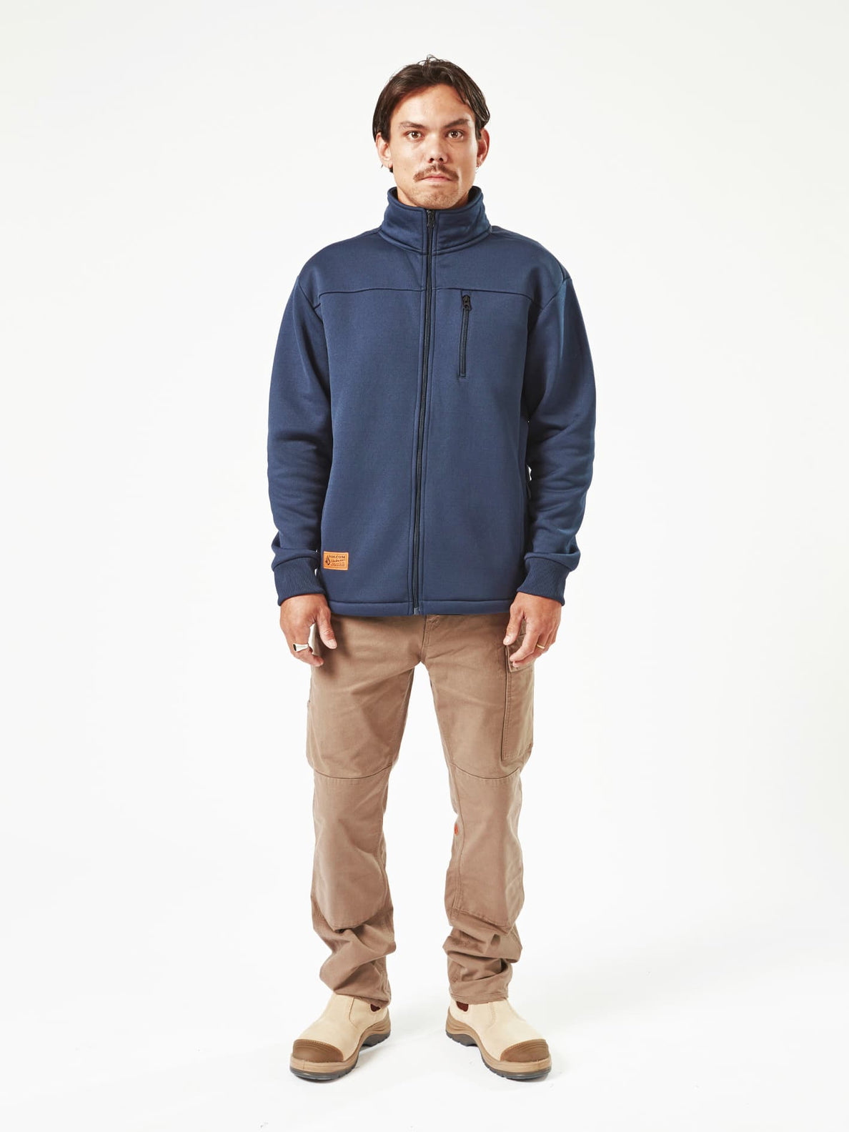 Volcom Workwear Bonded Zip Fleece - Navy