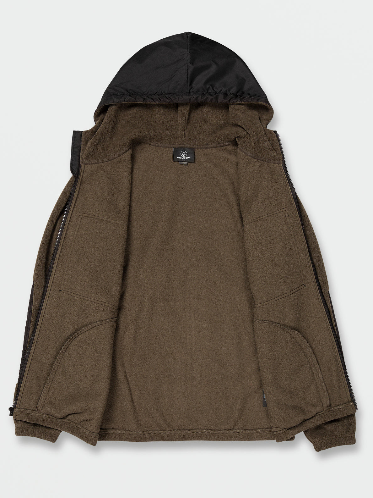 Yzzolater Lined Zip Hoodie - Dark Olive (A5842200_DKO) [2]