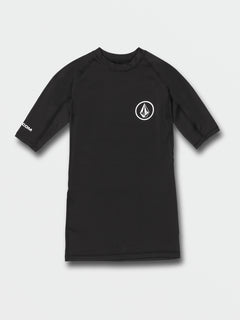 Lido Solid Short Sleeve Shirt - Black (A9112302_BLK) [F]