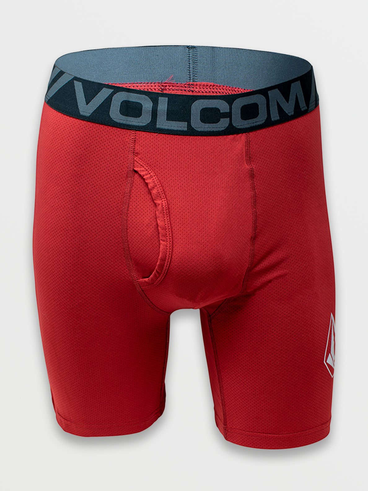 Volcom 2pk Mesh Boxer Brief - Red Solid + Poster Print