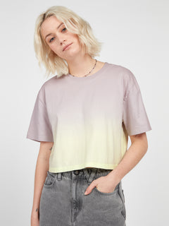 Galactic Stone Short Sleeve Shirt - Lavender (B0112104_LAV) [F]