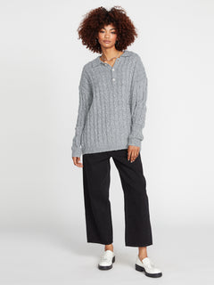 Low Low Polo Sweater - Daze Grey (B0732205_DZG) [F]