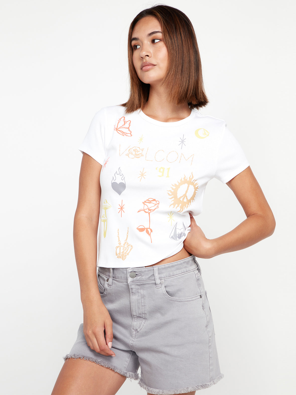 Have A Clue Short Sleeve Tee - White (B3522303_WHT) [1]