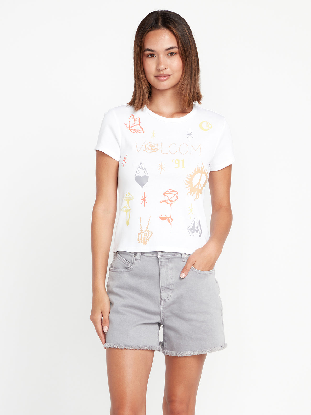 Have A Clue Short Sleeve Tee - White (B3522303_WHT) [F]