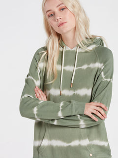 Lived In Lounge Hoodie - Light Army (B4112107_LAR) [1]