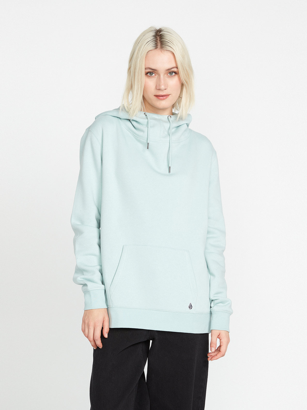 Walk It Out High Neck Hoodie - Stone Blue (B4132207_SNB) [1]