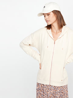 Lived in Lounge Zip Jacket - Cream (B4812300_CRM) [2]