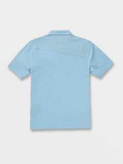 Big Boys Wowzer Polo Short Sleeve Shirt - Artic Blue (C0112303_ATB) [B]