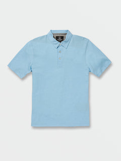 Big Boys Wowzer Polo Short Sleeve Shirt - Artic Blue (C0112303_ATB) [F]