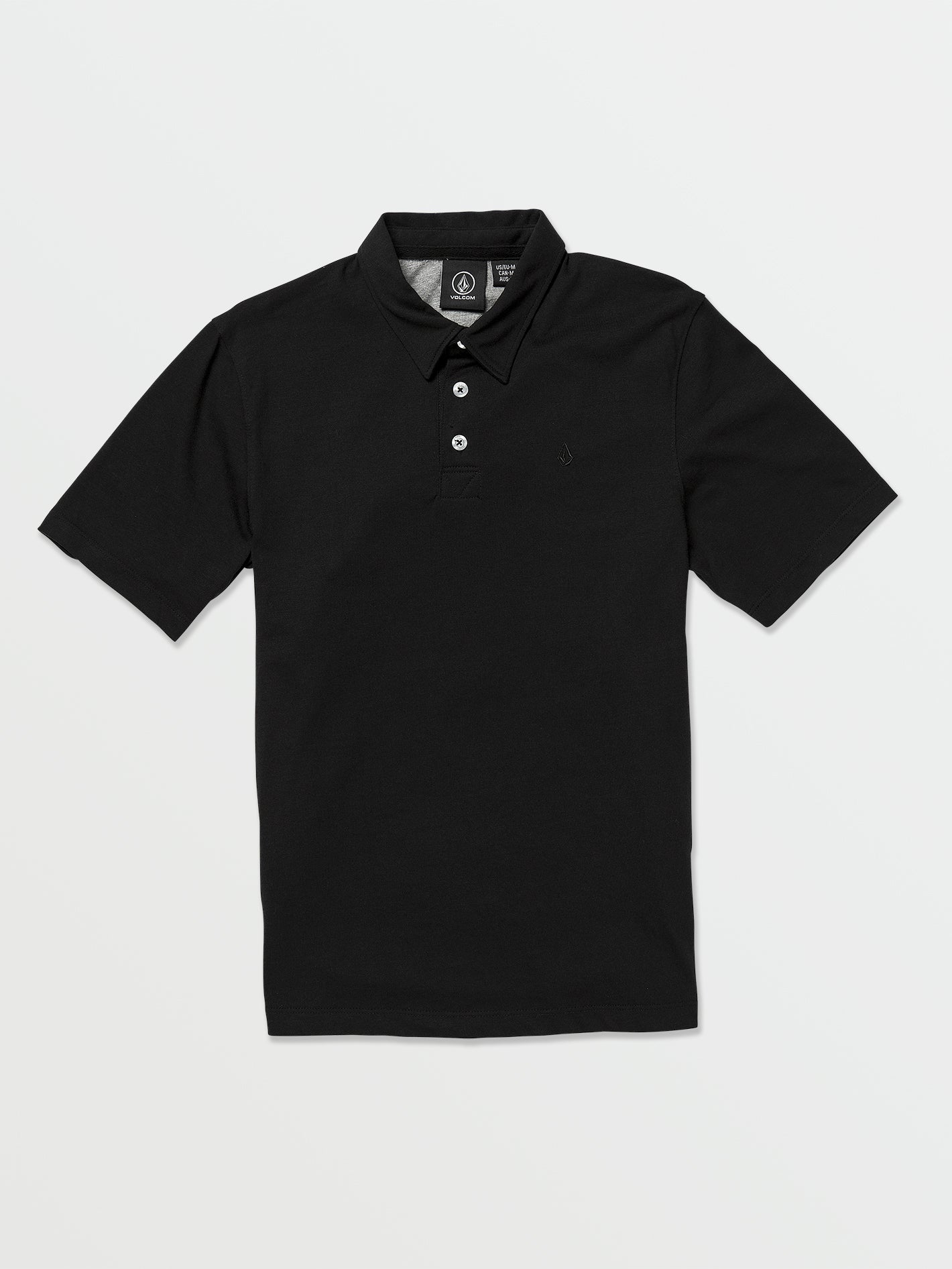 Big Boys Wowzer Polo Short Sleeve Shirt - Black (C0112303_BLK) [F]