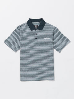 STATIC STONE POLO SS - NAVY (C0132300_NVY) [F]
