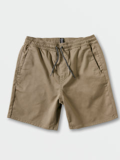 Big Boys Frickin Elastic Waist Shorts - Khaki (C1012304_KHA) [F]