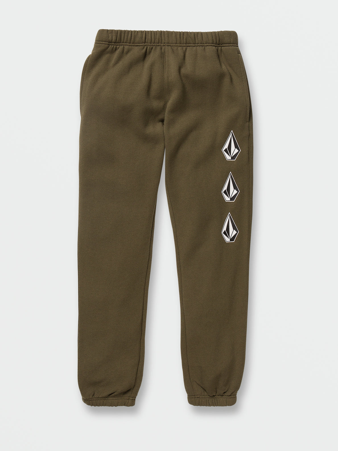 Big Boys Iconic Stone Fleece Pants - Military (C1232200_MIL) [F]