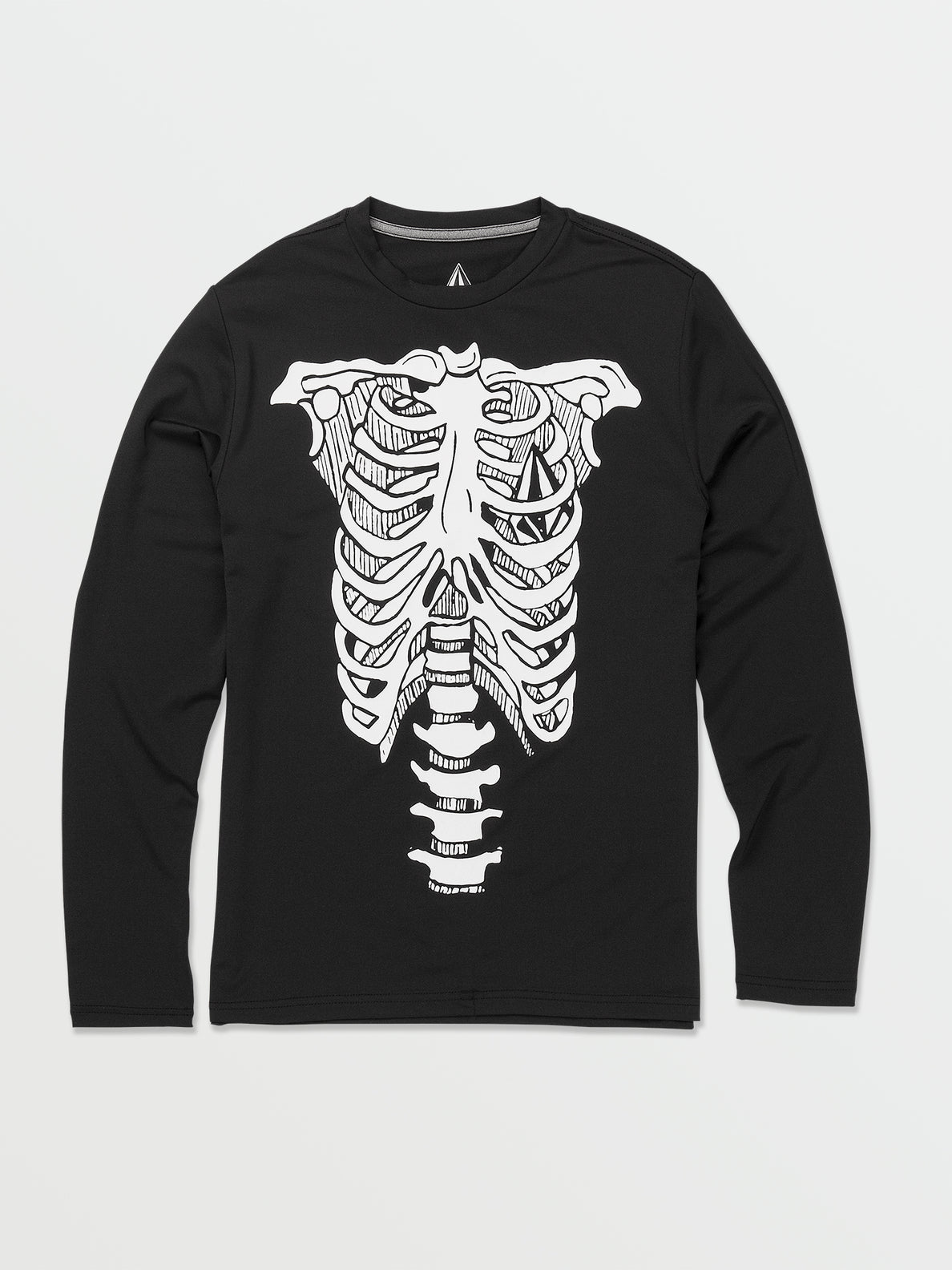 Big Boys Skeleton Long Sleeve Shirt - Black (C9322230_BLK) [F]