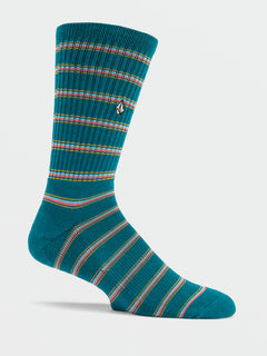 Stoney Stripes Socks - Ocean Teal (D6322301_OCT) [1]