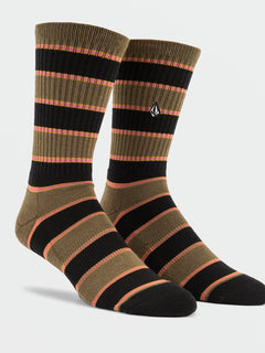 Stoney Stripes Socks - Old Mill (D6322301_OLM) [F]