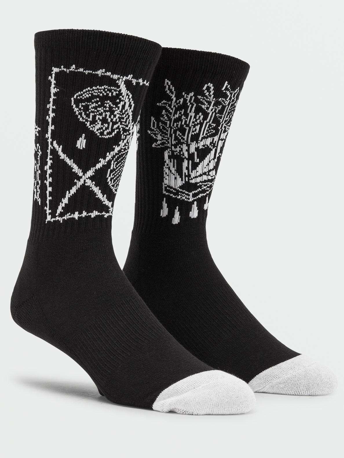 Vaderetro Featured Artist Socks - Black (D6342201_BLK) [B]