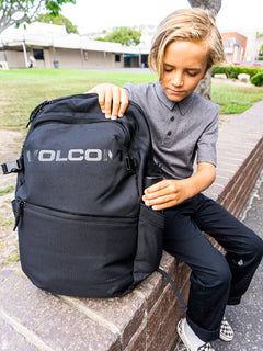 Volcom Roamer Backpack - Black on Black