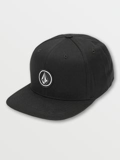 Boys Quarter Twill Hat - Black (F5512322_BLK) [F]