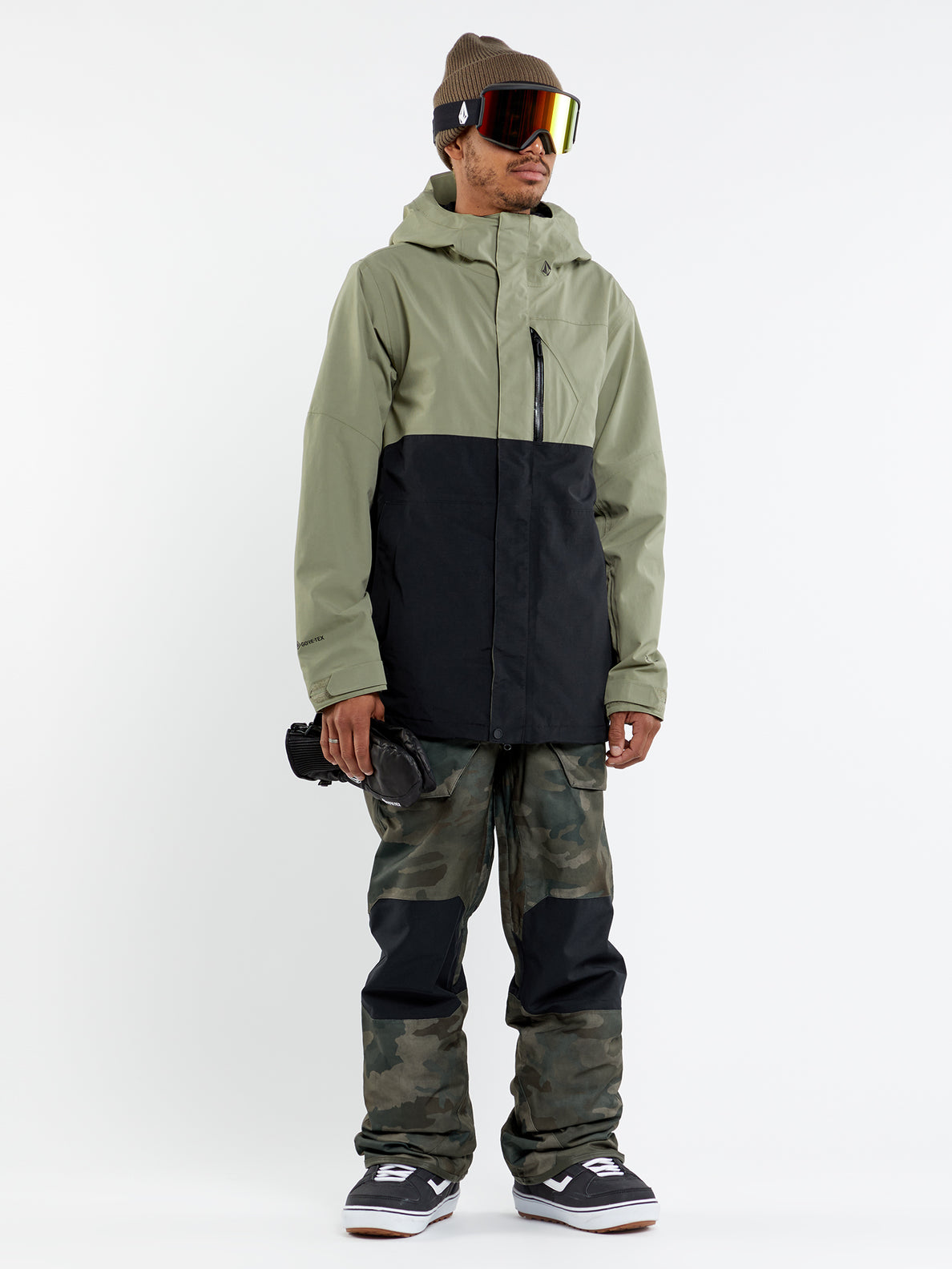 Volcom | Men's L Insulated GORE-TEX Jacket, Light Green, Size XL