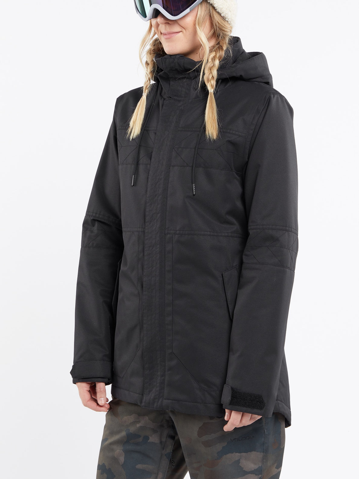 Womens Fawn Insulated Jacket - Black (H0452410_BLK) [37]