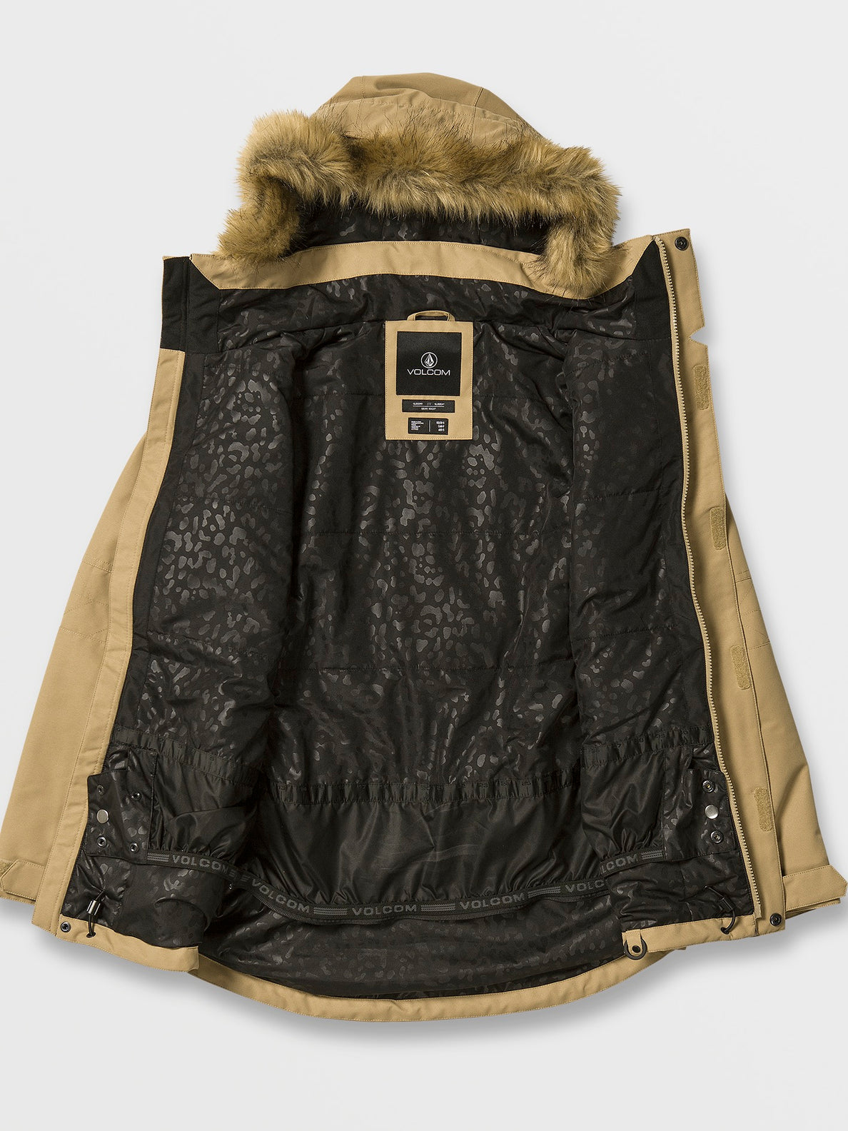 Womens Fawn Insulated Jacket - Dark Khaki (H0452410_DKA) [22]