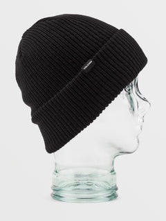 Kids Youth Lined Beanie - Black (L5852401_BLK) [F]