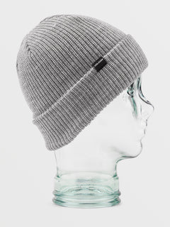 Kids Youth Lined Beanie - Heather Grey (L5852401_HGR) [F]