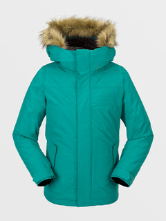 Kids So Minty Insulated Jacket - Vibrant Green (N0452400_VBG) [F]