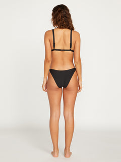 Simply Seamless Halter Bikini Top - Black (O1312300_BLK) [B]