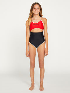 Girls Coco One-Piece Swimsuit - Candy Apple