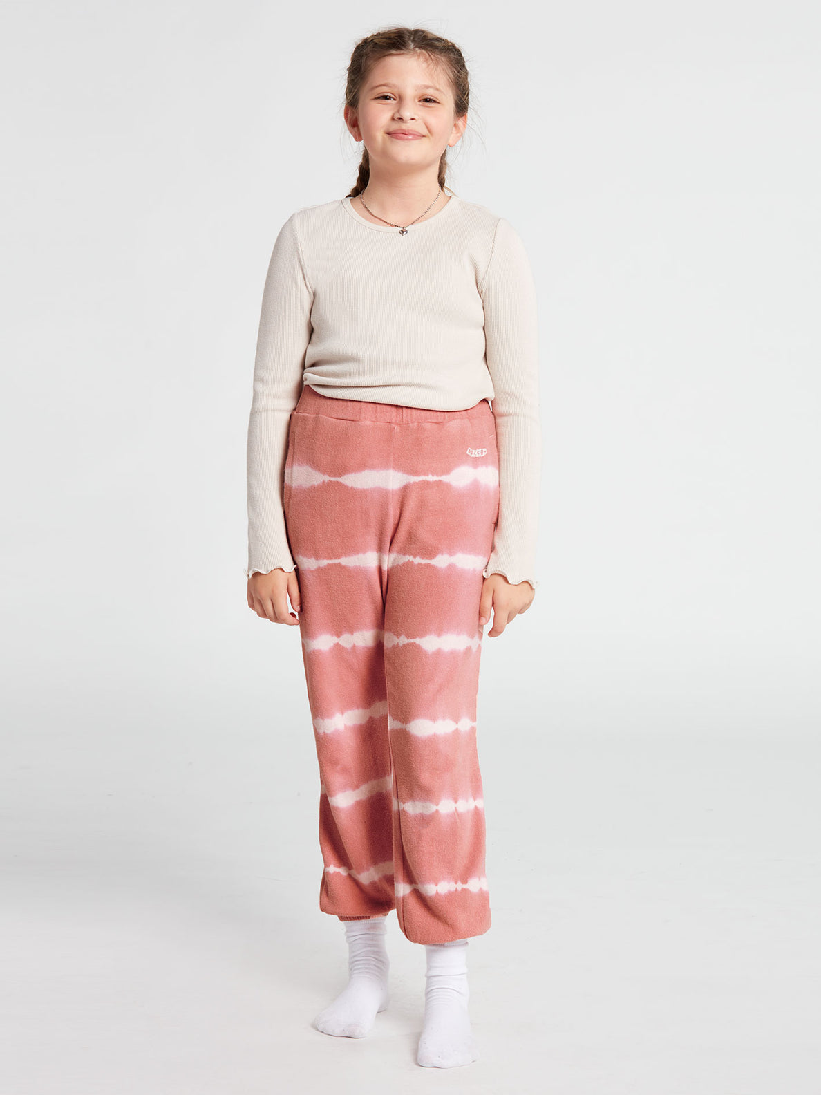 Girls Lived In Lounge Fleece Pant - Sepia