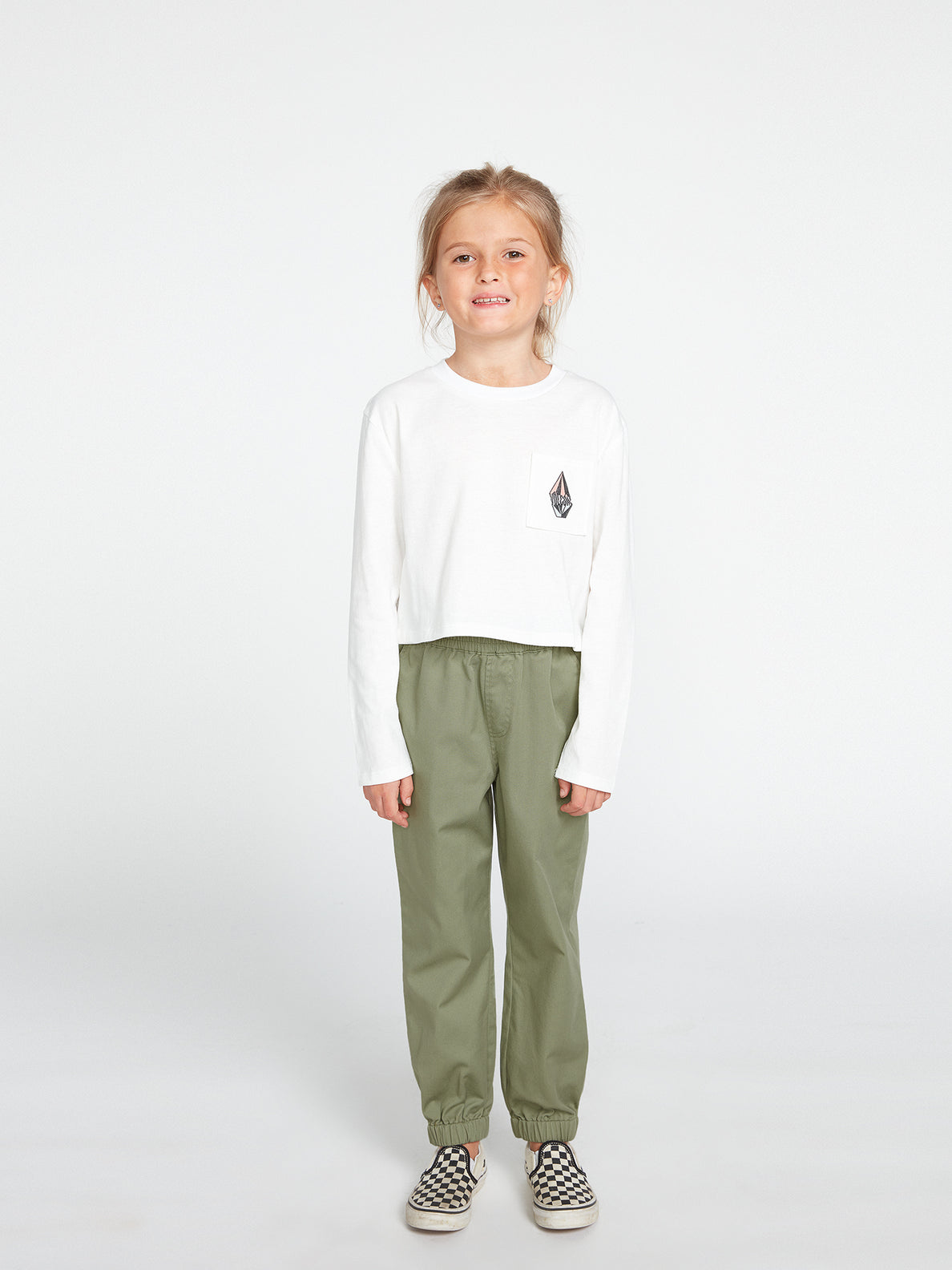 Girls Frochickie Jogger Pants - Light Army (R1232204_LAR) [3]