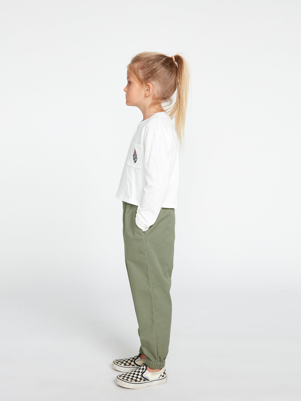 Girls Frochickie Jogger Pants - Light Army (R1232204_LAR) [5]