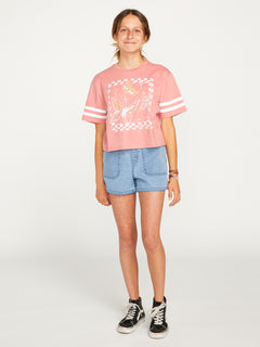 Girls Truly Stoked Tee - Desert Pink (R3512303_DSP) [1]