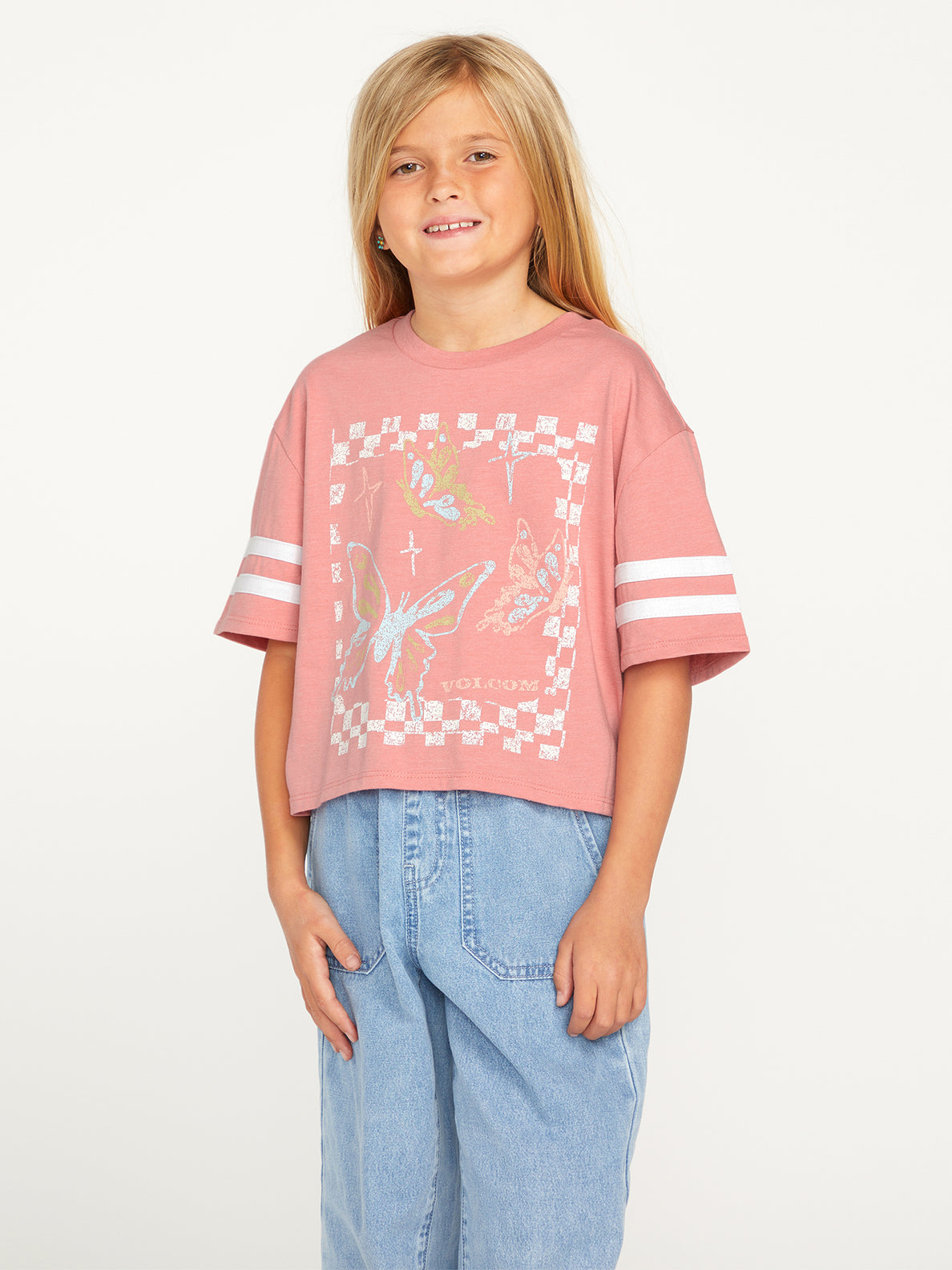 Girls Truly Stoked Tee - Desert Pink (R3512303_DSP) [3]