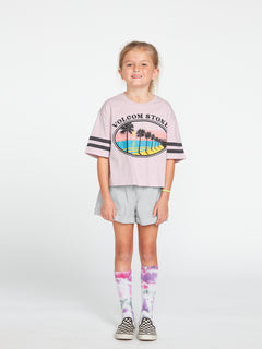 Girls Truly Stoked Short Sleeve Tee - Lavender (R3532201_LAV) [F]