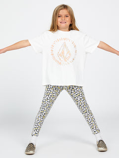 Girls Truly Stoked Short Sleeve Boyfriend Tee - Star White (R3542202_SWH) [F]
