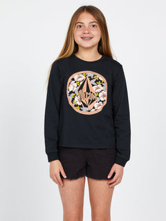 Girls Made From Stoke Long Sleeve Tee - Black (R3642200_BLK) [1]