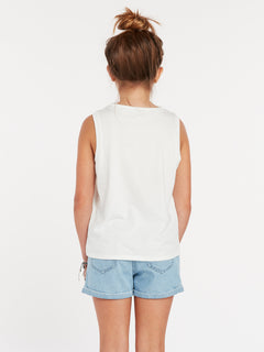 Girls Flexin Muscle Tank - Star White (R4522200_SWH1) [B]